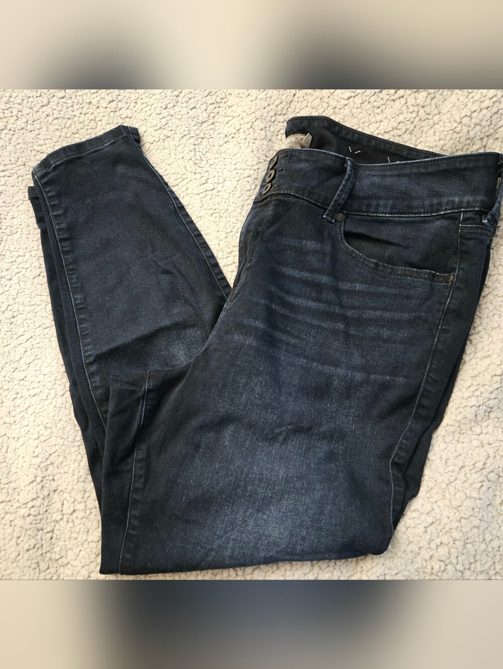 Torrid Women's Slim Straight Jeggings - Dark Blue Wash